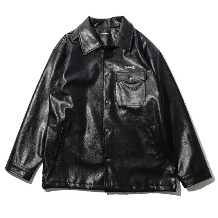 楽天市場】SUBCIETY (サブサエティ)FAKE LEATHER COACH JKT【フェイク 