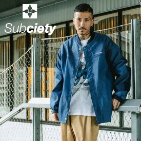 SUBCIETY (サブサエティ)DENIM DERBY JKT【デニムジャケット】【107-629601】【2024 SPRING COLLECTION】【お取り寄せ商品 キャンセル不可】