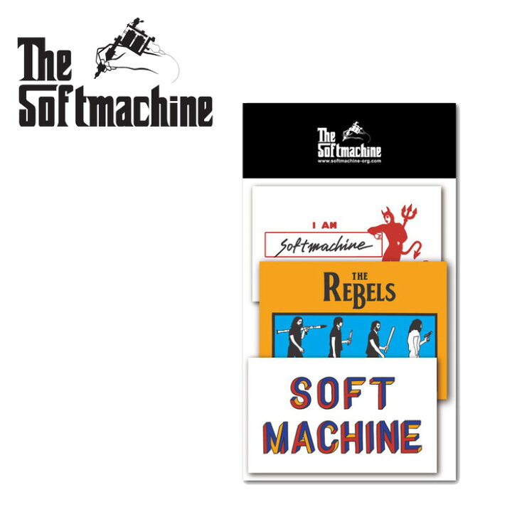 楽天市場】SOFTMACHINE (ソフトマシーン)SM STICKER SET (STICKER SET 