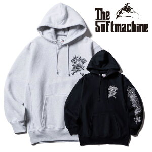 SOFTMACHINE (�\�t�g�}�V�[��)TOTEM SKULLS HOODED�y�p�[�J�[�z�y�u���b�N �O���[ �^�g�D�[�z�y2026 SPRING & SUMMER�z�y�����񂹏��i �L�����Z���s�z