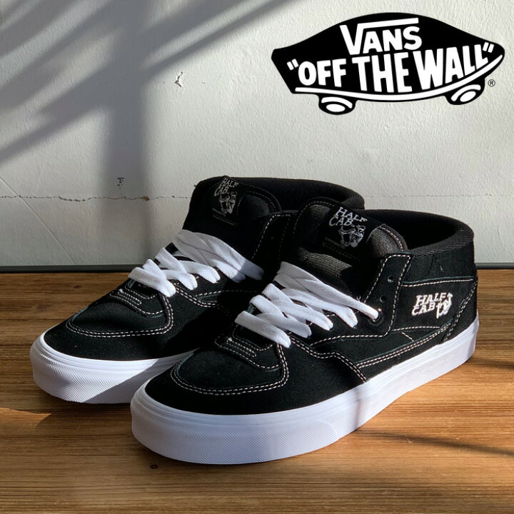 楽天市場】VANS バンズ ヴァンズ ハーフキャブ HALF CAB (BLACK/WHITE 