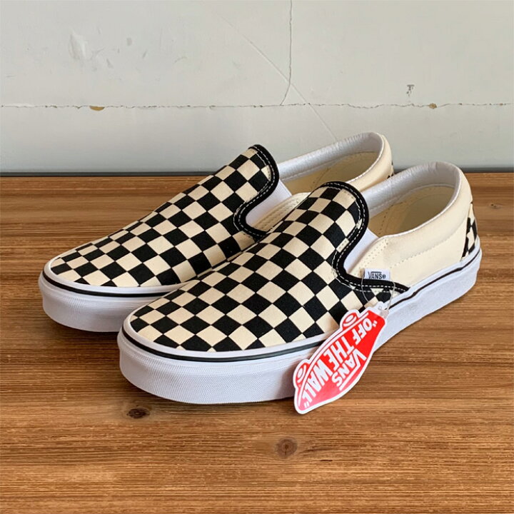 VANS(バンズ) / スリッポン/チェッカーフラッグ/ガムソール/ローカットスニーカー/24cm/WHT/キャンバス |  中古品の販売・通販ならセカンドストリート vans プレミアム スリッポン黒チェッカー