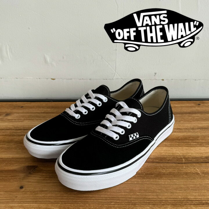 楽天市場】VANS バンズ ヴァンズ SKATE AUTHENTIC (BLACK/WHITE 