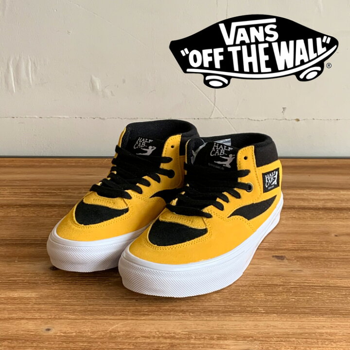 楽天市場】VANS バンズ ヴァンズ SKATE HALF CAB BRUCE LEE BLK/YEL 