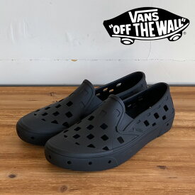 VANS バンズ ヴァンズ TREK SLIP-ON (BLACK) 【スリッポン サンダル】【VANS バンズ スニーカー】【定番 おしゃれ シンプル】【VN0A5HF8BLK】【メンズ レディース インタープレイ INTERPLAY】