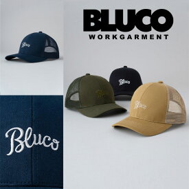 BLUCO (ブルコ)MESH CAP -Script-【メッシュキャップ】【1407-3A04】【お取り寄せ商品 キャンセル不可】【2023 SPRING&SUMMER】