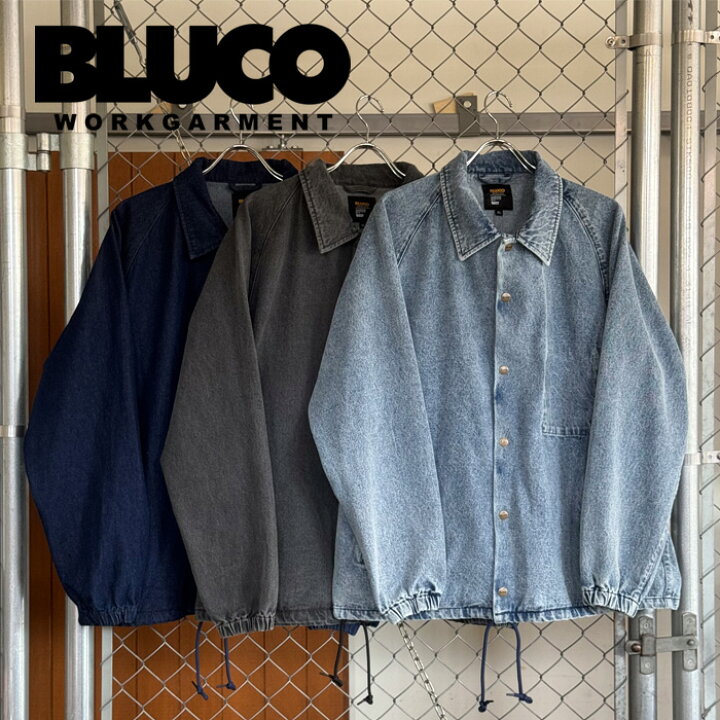 楽天市場】BLUCO (ブルコ)12OZ DENIM COACH JACKET【デニム コーチ 