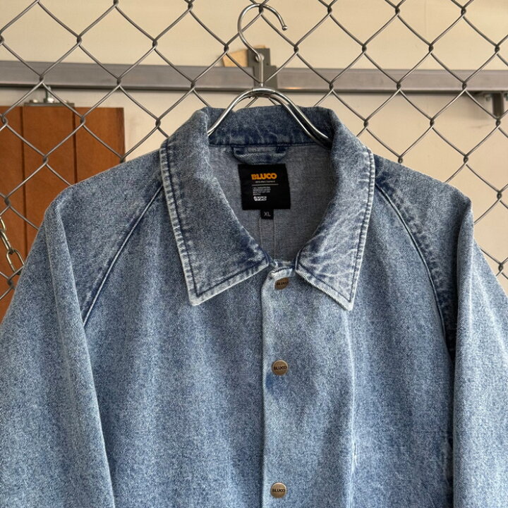 楽天市場】BLUCO (ブルコ)12OZ DENIM COACH JACKET【デニム コーチ 