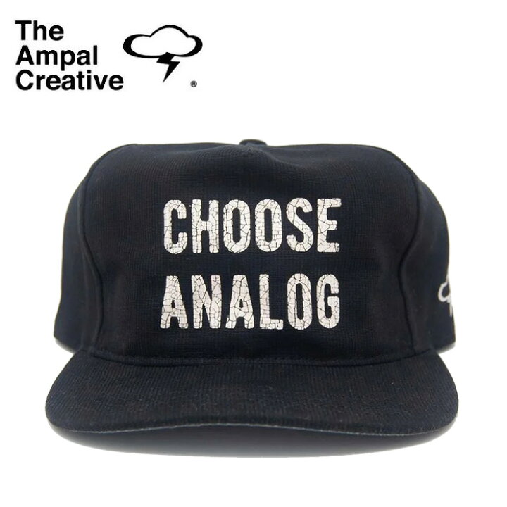 THE AMPAL CREATIVE ザ・アンパル クリエイティブ CHOOSE ANALOG Strapback キャップ 帽子 定番 人気 カリフォルニア MADE IN USA S173 Interplay