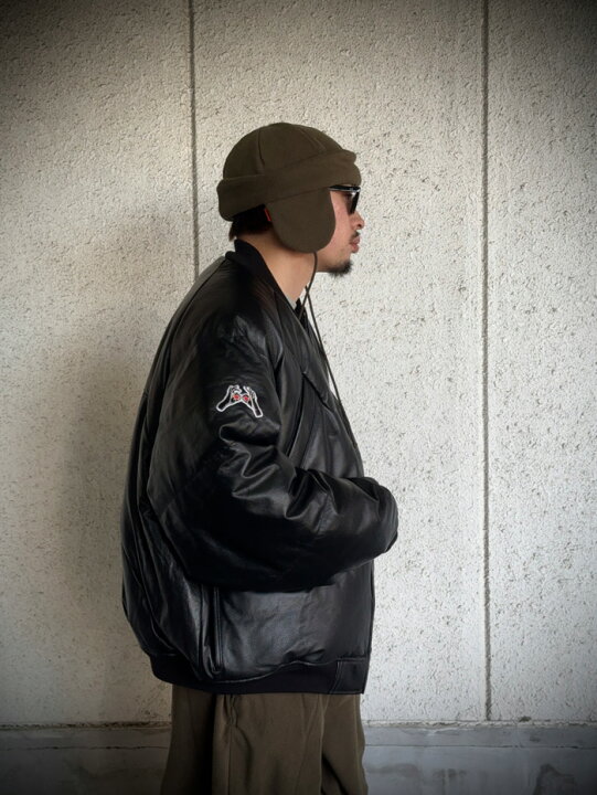 TIGHT BOOTH FLEECE FLIGHT BEANIE TBPR 黒