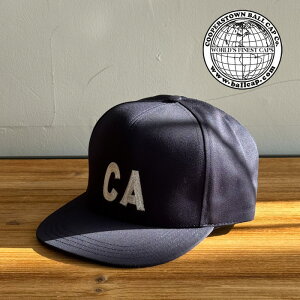 COOPERSTOWN BALL CAP (�N�[�p�[�Y�^�E���{�[���L���b�v)HI CROWN CAP SNAPBACK CA (NAVY)�y�L���b�v �X�q ��� �l�C NY ���S MADE IN USA�z