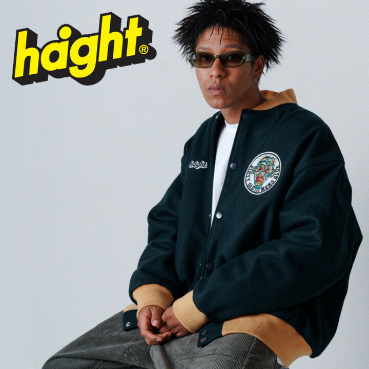 楽天市場】HAIGHT (ヘイト) DIRTY OLD STADIUM JACKET 【スタジャン 