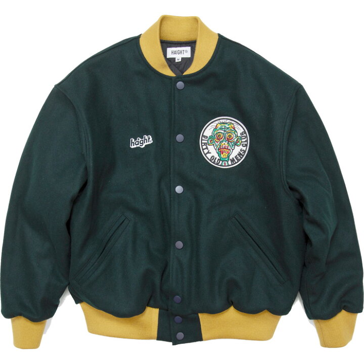 楽天市場】HAIGHT (ヘイト) DIRTY OLD STADIUM JACKET 【スタジャン 