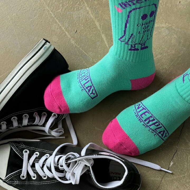 楽天市場】GRINDLODGE × INTERPLAY OBAKE SOCKS【ソックス 靴下 