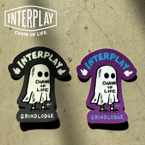 GRINDLODGE × INTERPLAY OBAKE STICKER ver.3yXebJ[ V[zyINTERPLAY C^[vC GRINDLODGE OChba R{[Vz