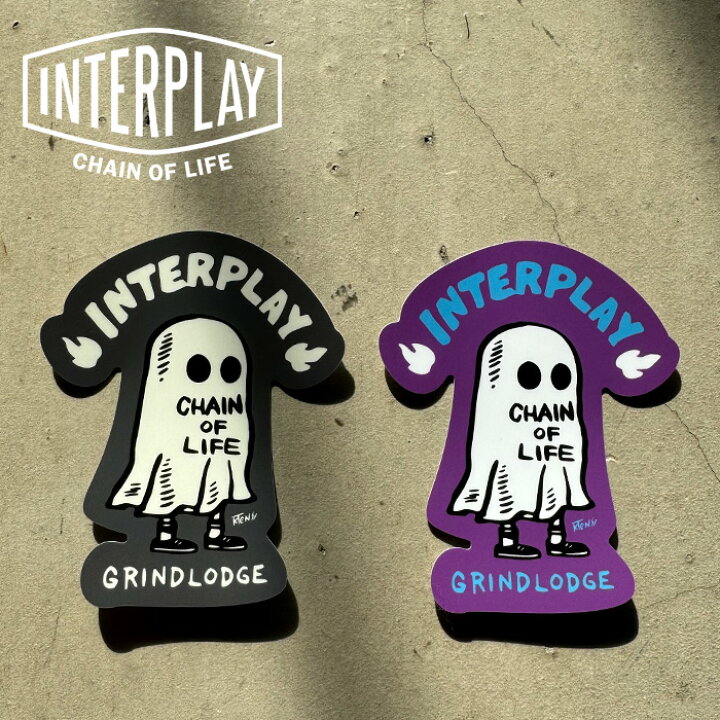 楽天市場】GRINDLODGE × INTERPLAY OBAKE STICKER ver.3【ステッカー 