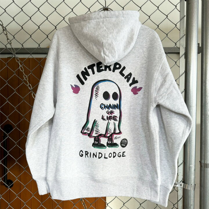 楽天市場】GRINDLODGE × INTERPLAYOBAKE HOODIE【INTERPLAY インター 