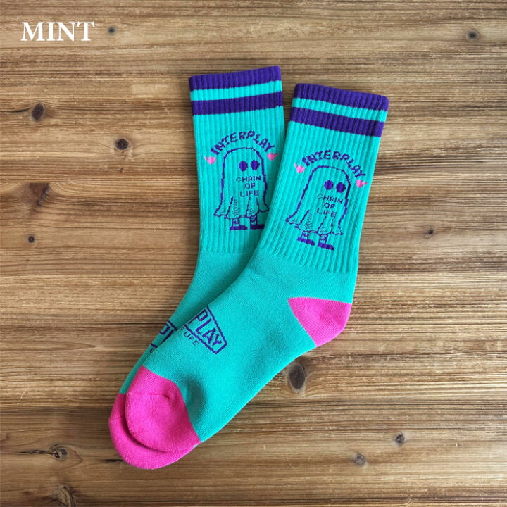 楽天市場】GRINDLODGE × INTERPLAY OBAKE SOCKS【ソックス 靴下 