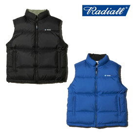 【SALE30%OFF】RADIALL ラディアル SUBURBAN - ZIP UP VEST 【ベスト】【2023 AUTUMN＆WINTER COLLECTION】【RAD-23AW-JK008】【インタープレイ INTERPLAY】