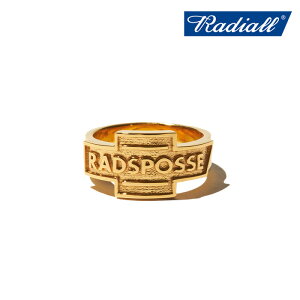 RADIALL ���f�B�A�� POSSE - EMBLEM RING(GOLD) �y�����O�z�y2023 SPRING�� SUMMER COLLECTION�z�yRAD-JWL042-02�z�y�C���^�[�v���C INTERPLAY�z