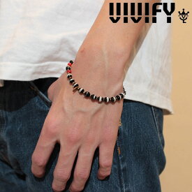 VIVIFY(ヴィヴィファイ)(ビビファイ)By color quartz & Coral & Brass Beads Bracelet【オーダーメイド 受注生産】【キャンセル不可】【ハンドメイド vivify ブレスレット】【VFB-138】