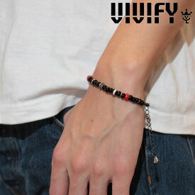 VIVIFY(ヴィヴィファイ)(ビビファイ)Brack grass & By color quartz & Coral & Silver Beads Bracelet【オーダーメイド 受注生産】【キャンセル不可】【ハンドメイド vivify ブレスレット】【VFB-139】