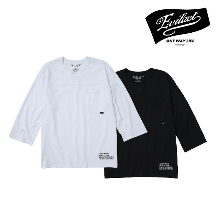 楽天市場】EVILACT (イーブルアクト) 2PACK QS【Tシャツ 7分袖】【EA 