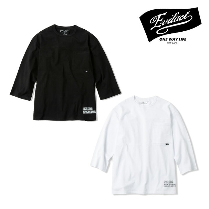 楽天市場】EVILACT (イーブルアクト) 2PACK QS 【Tシャツ 7分袖】【EA 