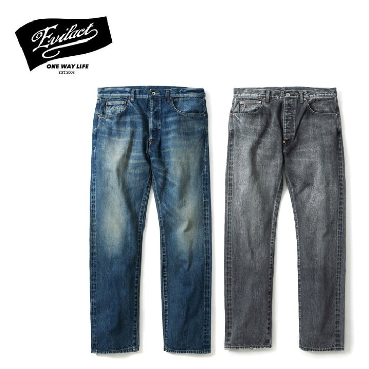 楽天市場】EVILACT (イーブルアクト)STRAIGHT DENIM CUSTOM【デニム  