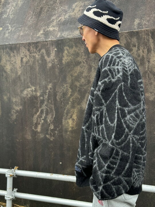 楽天市場】【SALE30%OFF】EVILACT (イーブルアクト)SPIDER CARDIGAN 