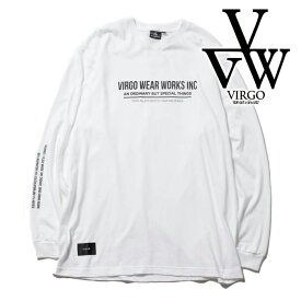 VIRGOwearworks (ヴァルゴウェアワークス) Vg logo L/S【Tシャツ 長袖 ロンT】【VG-LSPT-95】【2024 SPRING&EARLY SUMMER 新作】【VIRGOwearworks ヴァルゴウエアワークス バルゴ】