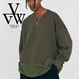 VIRGOwearworks (ヴァルゴウェアワークス) Steve switching swt【スウェット】【VG-SWT-160】【2024 SPRING&EARLY SUMMER 新作】【VIRGOwearworks ヴァルゴウエアワークス バルゴ】