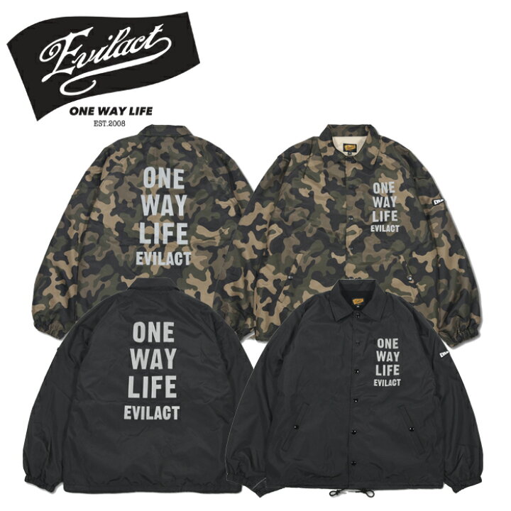 楽天市場】EVILACT (イーブルアクト) Reflective O.W.L. Coach Jacket  