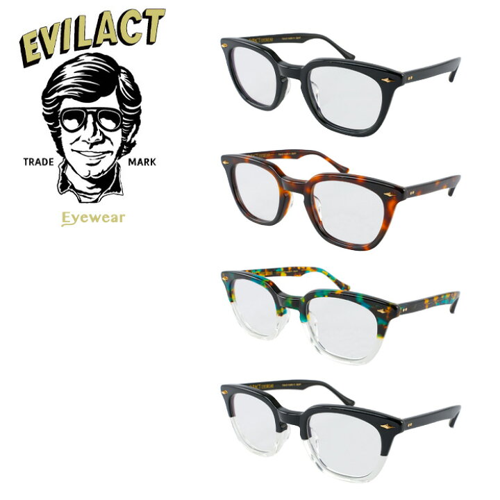 楽天市場】EVILACT EYEWEAR (イーブルアクトアイウエア) MERKEL 