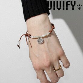 VIVIFY(ヴィヴィファイ)(ビビファイ)Old Coin Nubuck Cord Bracelet【VIVIFY ブレスレット】【VFB-163】【レディース 女性用】【オーダーメイド ハンドメイド 受注生産】【キャンセル不可】