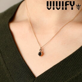 VIVIFY(ヴィヴィファイ)(ビビファイ)Spike Stone Necklace/k10【VIVIFY ネックレス】【 VFNL-003gcn】【レディース 女性用】【オーダーメイド ハンドメイド 受注生産】【キャンセル不可】