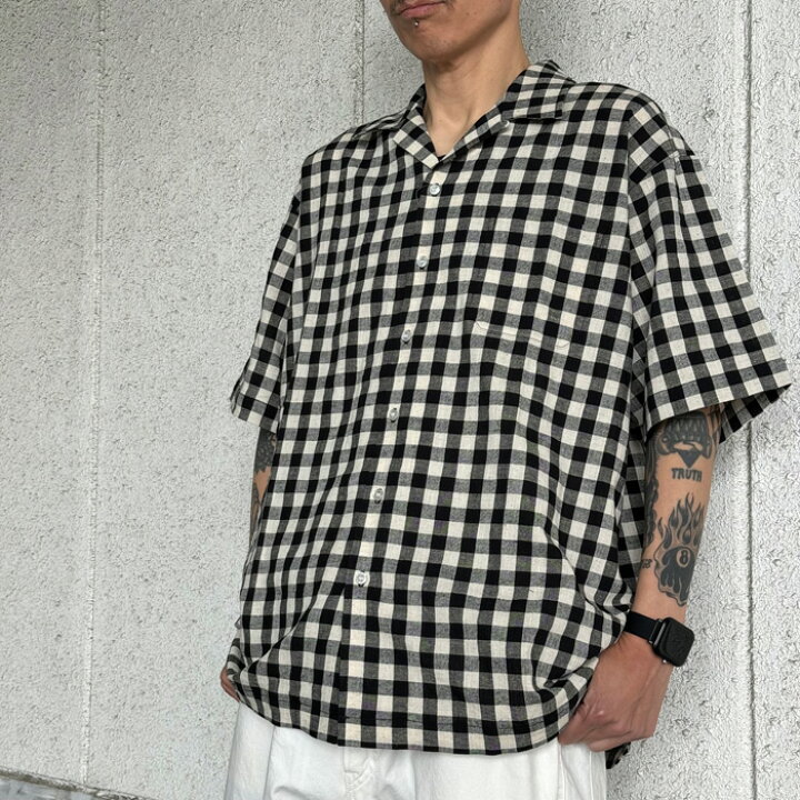 楽天市場】Cloveru (クローバル) COMFORT LINEN SHIRTS (CHECK 