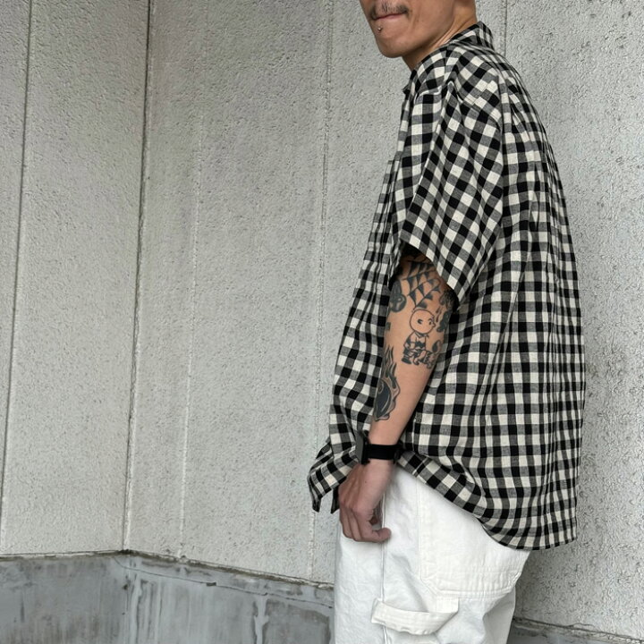 楽天市場】Cloveru (クローバル) COMFORT LINEN SHIRTS (CHECK 