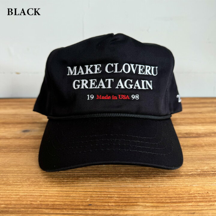 楽天市場】Cloveru (クローバル)MAKE CLOVERU GREAT AGAIN CAP 