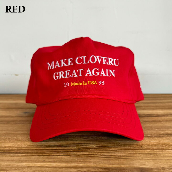 楽天市場】Cloveru (クローバル)MAKE CLOVERU GREAT AGAIN CAP 