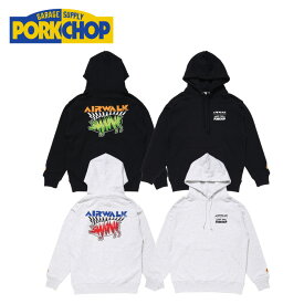 PORKCHOP GARAGE SUPPLY (ポークチョップ ガレージサプライ) AIR PORK HOODIE【プルオーバーパーカー】【AIRWALK エアウォーク コラボレーション】【インタープレイ INTERPLAY】