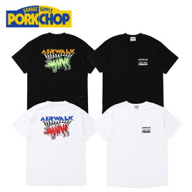 PORKCHOP GARAGE SUPPLY (ポークチョップ ガレージサプライ) AIR PORK TEE 【TEE Tシャツ】【AIRWALK エアウォーク コラボレーション】【インタープレイ INTERPLAY】