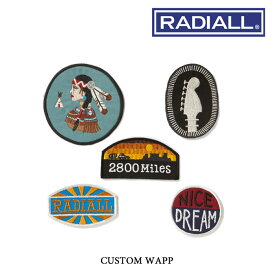 RADIALL (ラディアル) CUSTOM WAPP 【2015 AUTUMN/WINTER COLLECTION】 【RADIALL ワッペン】 【RAD-15AW-ACC019】 【RADIALL 秋冬】【RADIALL パッチ】 【RADIALL 正規取り扱い店INTERLAY】