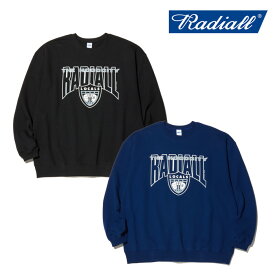 RADIALL ラディアル HOOD CITY - CREW NECK SWEATSHIRT L/S 【スウェットシャツ 長袖】【2024 SPRING ＆SUMMER COLLECTION】【RAD-24SS-CUT008】【インタープレイ INTERPLAY】