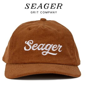 SEAGER(シーガー)BIG TEX CORDUROY SNAPBACK【キャップ 帽子】【シーガー キャップ】【定番 人気 シンプル アウトドア サーフィン スケートボード カリフォルニア】【インタープレイ INTERPLAY】