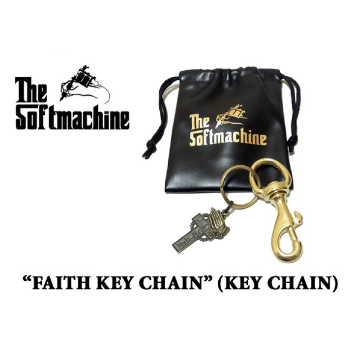 楽天市場】SOFTMACHINE (ソフトマシーン) FAITH KEY CHAIN(キー 