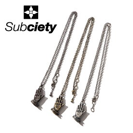 SUBCIETY (サブサエティ) METAL NECKLACE-PRAYING HANDS- 【ネックレス】【103-94068】【2021AUTUMN&WINTER】【お取り寄せ キャンセル不可】