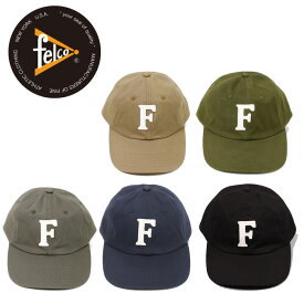 FELCO (フェルコ) TWILL BB CAP W/F WAPPEN【キャップ 帽子 定番 人気 ニューヨーク ツイル フェルト ワッペン】