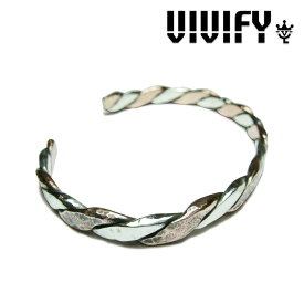 VIVIFY(ヴィヴィファイ）Twist & Press Bangle(Silver x Copper)【vivify バングル】【送料無料】