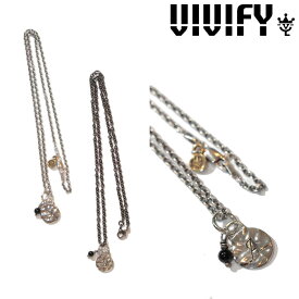 VIVIFY(ヴィヴィファイ)(ビビファイ) Alphabet VIVIFY Coin Top w/birthstone【オーダーメイド 受注生産】【キャンセル不可】【ハンドメイド ネックレス】【VFN-264】